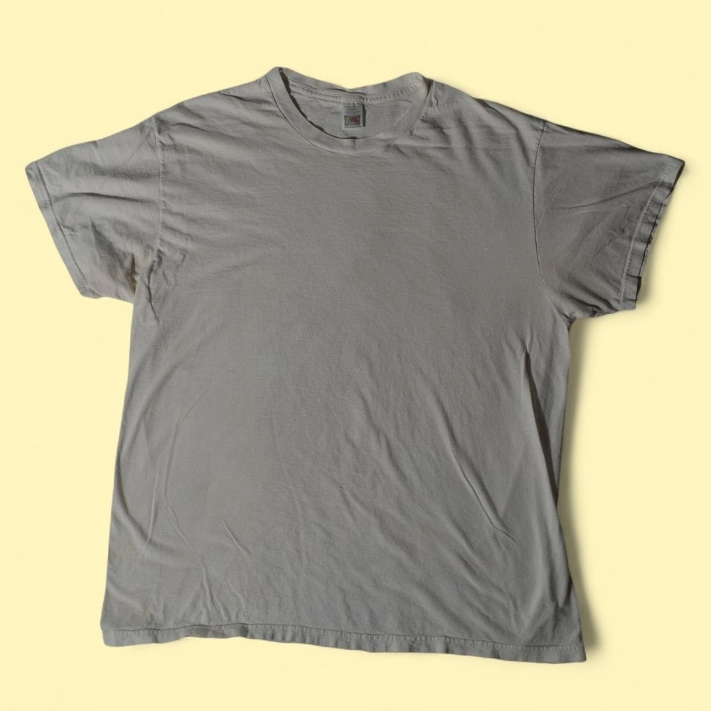 90s Fruit of the Loom T-Shirt Size XL Relaxed Fit White GUC